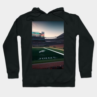 philadelphia eagles stadium artwork graphic design Hoodie